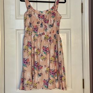 Lauren Conrad floral dress, size 12